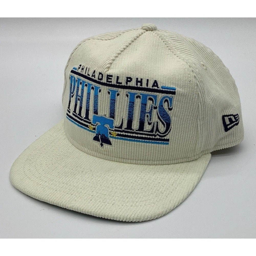 New Era Philadelphia Phillies MLB The Golfer City Edit Corduroy Snapback Hat Cap
